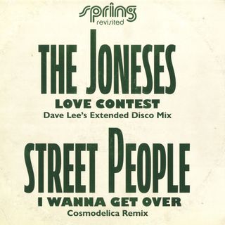 The Joneses, Street People — Love Contest/I Wanna Get Over vinyl cover