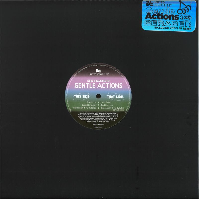 Beraber — Gentle Actions vinyl cover