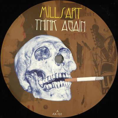 Millsart — THINK AGAIN vinyl cover