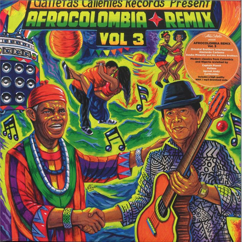 Various — Afrocolombia Remix Vol 3 vinyl cover