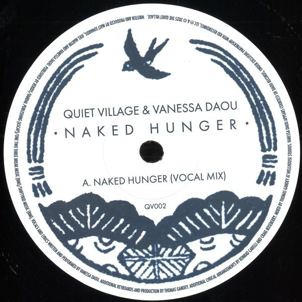 Quiet Village, Vanessa Daou — Naked Hunger vinyl cover