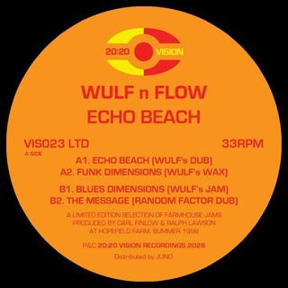 Wulf N Flow — Echo Beach vinyl cover
