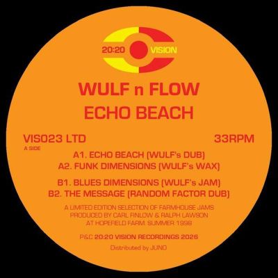 Wulf N Flow — Echo Beach vinyl cover