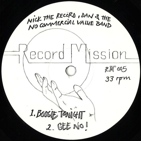 Nick The Record, Dan, The No Commercial Value Band — RECORD MISSION 5 vinyl cover