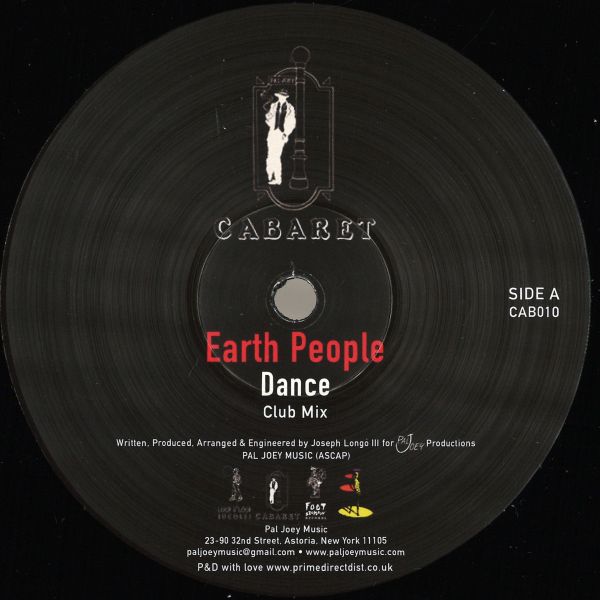 Earth People — Dance vinyl cover