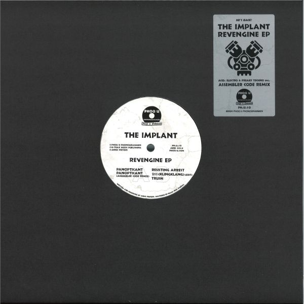 The Implant — Revengine EP vinyl cover