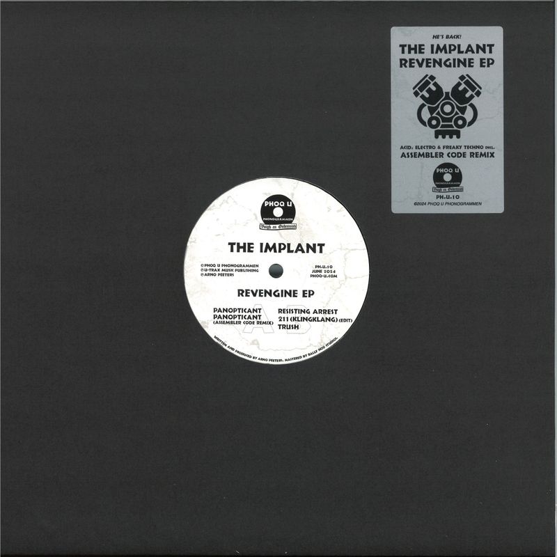 The Implant — Revengine EP vinyl cover