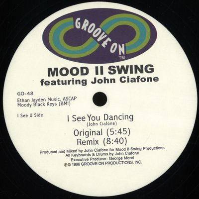 Mood Ii Swing, John Ciafone — I See You Dancing vinyl cover