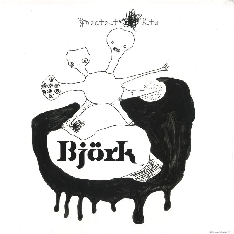 Bjork — Greatest Hits LP 2x12" vinyl cover