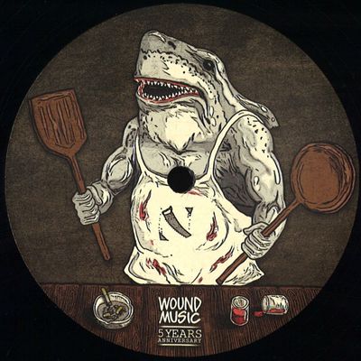 Memoryman, Uovo — Club Shark EP vinyl cover