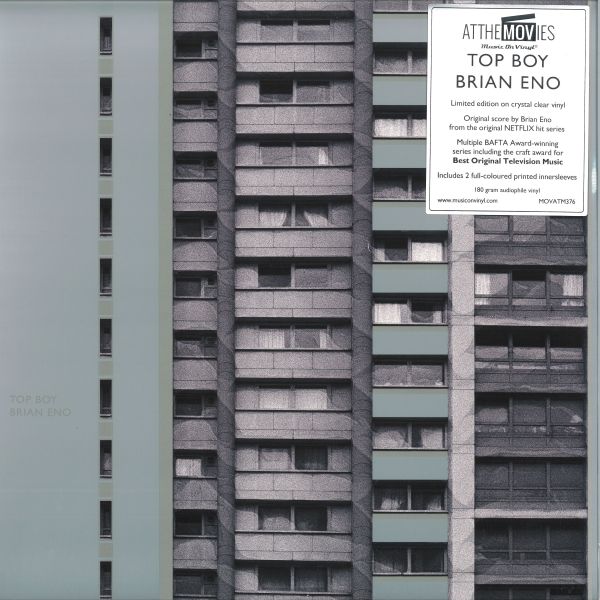Brian Eno — Top Boy OST LP 2x12" vinyl cover