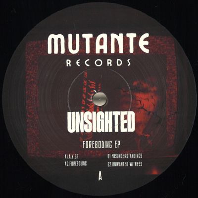 Unsighted — Foreboding EPy vinyl cover