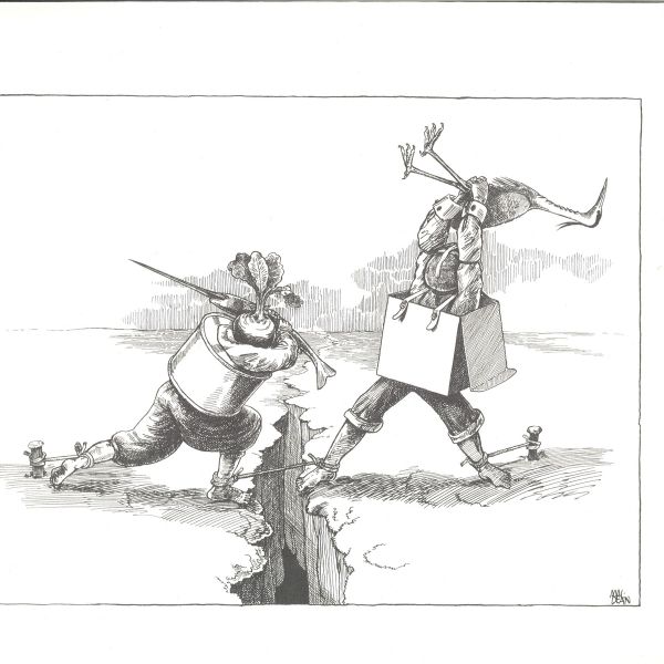 Derek Bailey, Han Bennink — Derek Bailey & Han Bennink LP 2x12" vinyl cover