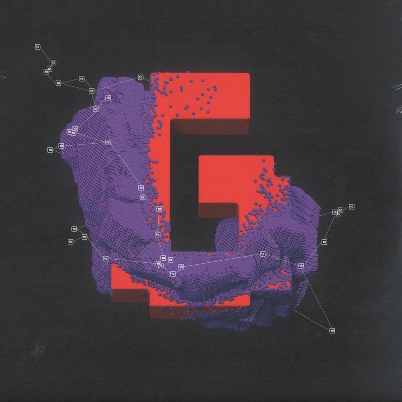 Various — Glitch 10 year VA 2x12" vinyl cover