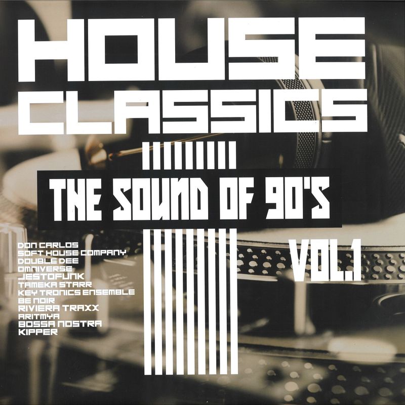 Various — HOUSE CLASSICS THE SOUND OF 90’S Vol.1 (2x12") vinyl cover