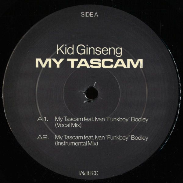Kid Ginseng — My Tascam vinyl cover