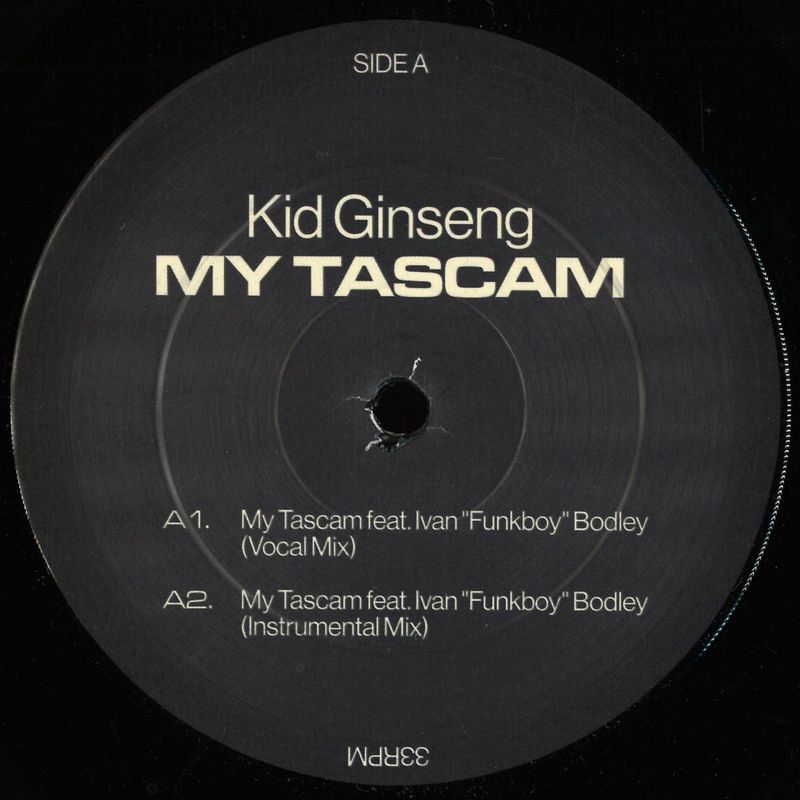 Kid Ginseng — My Tascam vinyl cover