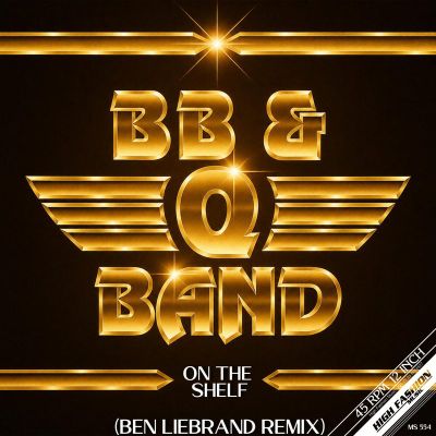 BB, Q Band — ON THE SHELF (BEN LIEBRAND REMIXES) 12" vinyl cover