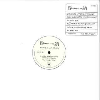 Depeche Mode — Before We Drown / People Are Good (Remixes) vinyl cover