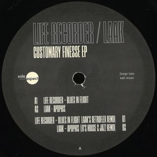 Life Recorder, Laak — Customary Finesse EP vinyl cover