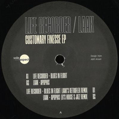Life Recorder, Laak — Customary Finesse EP vinyl cover