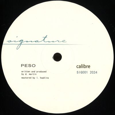 Calibre — Peso / My Chances vinyl cover