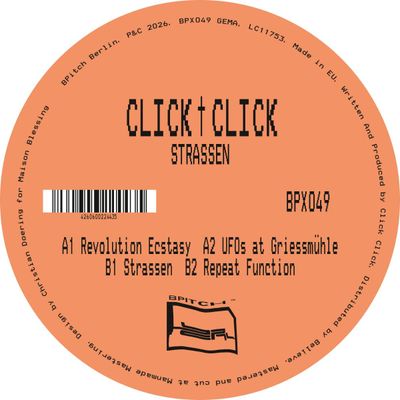 Click Click — Strassen EP vinyl cover