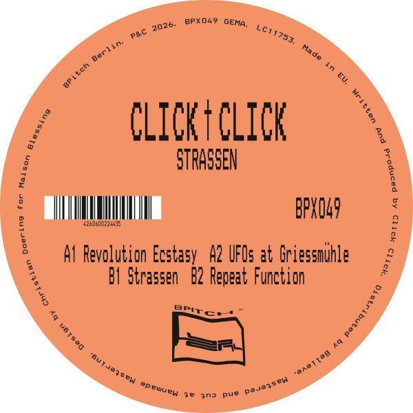 Click Click — Strassen EP vinyl cover