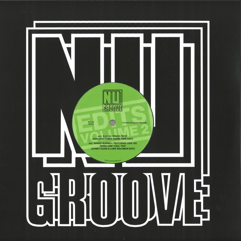 Various — Nu Groove Edits, Vol. 2 vinyl cover