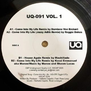 Nathalie Capello, Rose Lonergan — Come Into My Life Remix Vol 1 vinyl cover