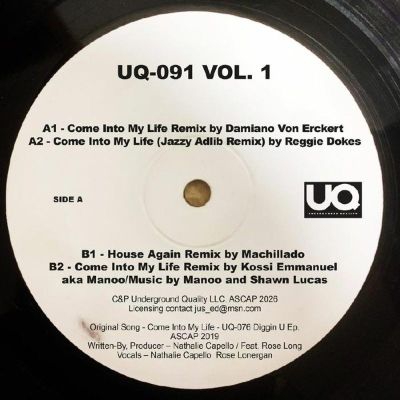 Nathalie Capello, Rose Lonergan — Come Into My Life Remix Vol 1 vinyl cover