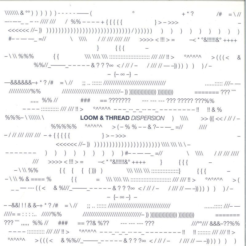 Loom, Thread — Dispersion (LP) vinyl cover
