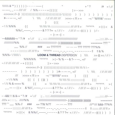 Loom, Thread — Dispersion (LP) vinyl cover