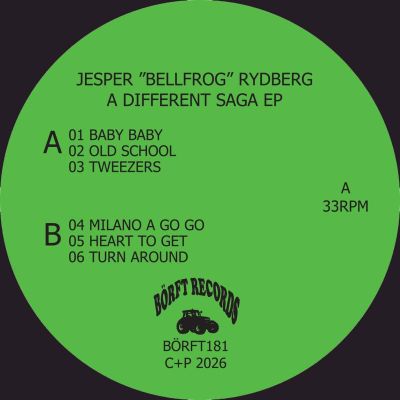 Jesper "Bellfrog" Rydberg — A Different Saga EP vinyl cover