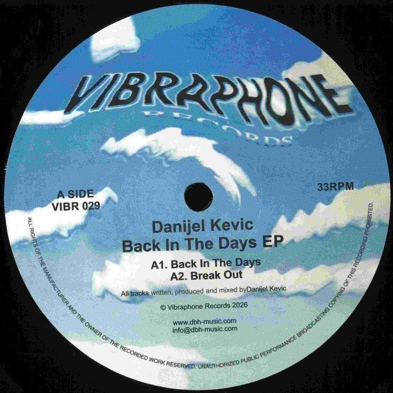 Danijel Kevic — Back In The Days EP vinyl cover