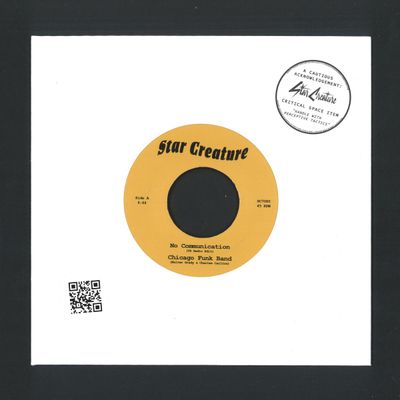 Chicago Funk Band — No Communication 7" vinyl cover
