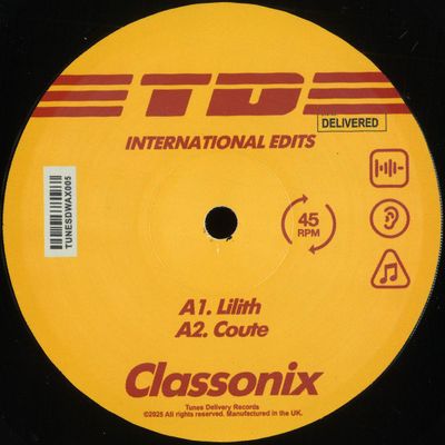 Classonix — International Edits vinyl cover