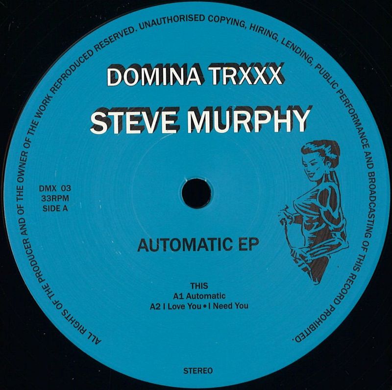 Steve Murphy — Automatic Ep vinyl cover