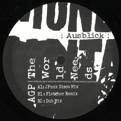 Agp — The World Needs vinyl cover