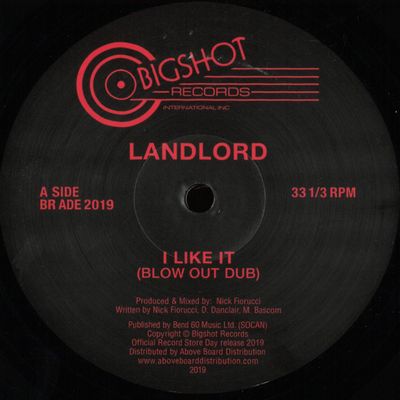 Landlord — I Like It (Blow Out Dub) - The Maghreban Remix (Record Store Day 2019) vinyl cover