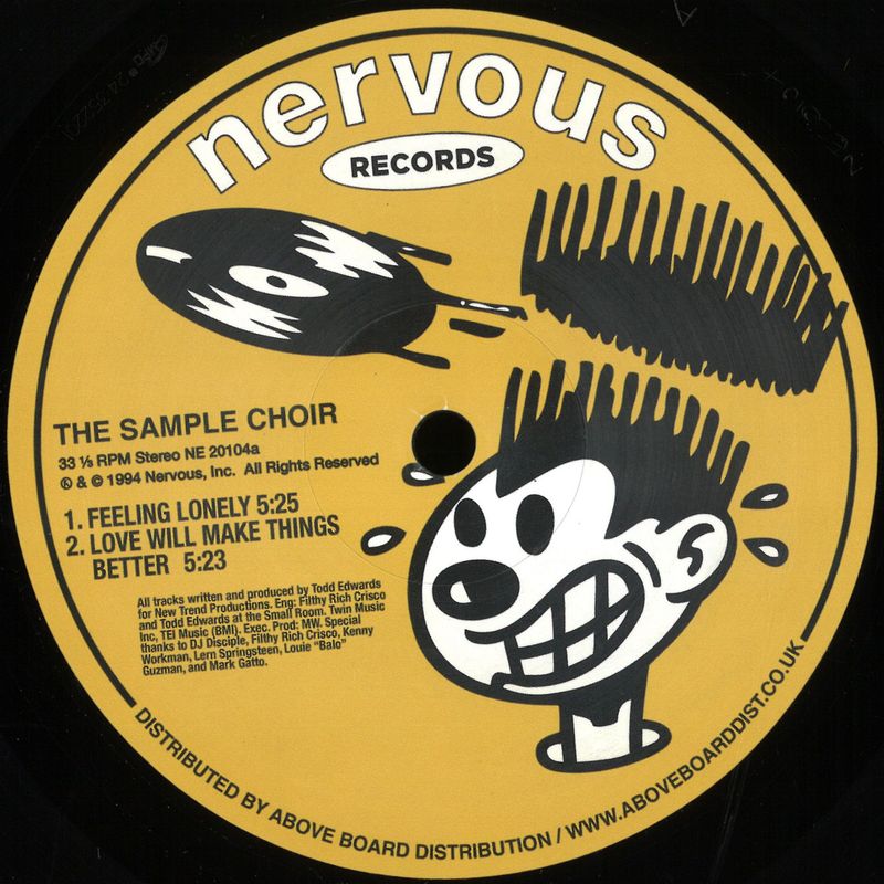 The Sample Choir — Feelin' Lonely vinyl cover