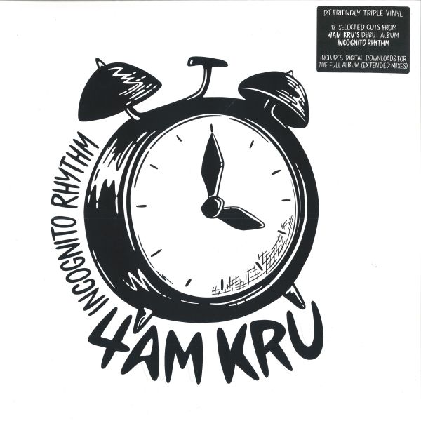 4Am Kru — Incognito Rhythm LP 3x12" vinyl cover