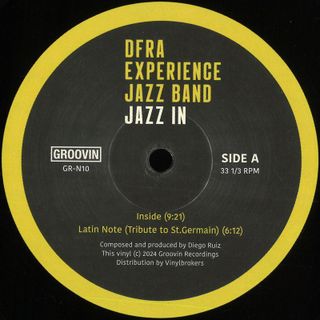 Dfra Experience Jazz Band — Jazz In vinyl cover