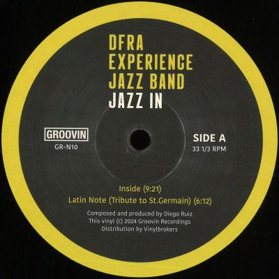 Dfra Experience Jazz Band — Jazz In vinyl cover