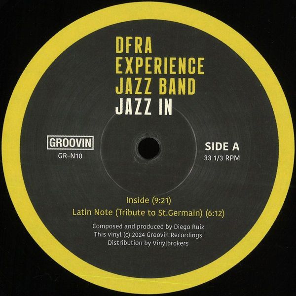 Dfra Experience Jazz Band — Jazz In vinyl cover