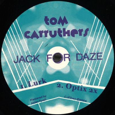 Tom Carruthers — Analysis vinyl cover