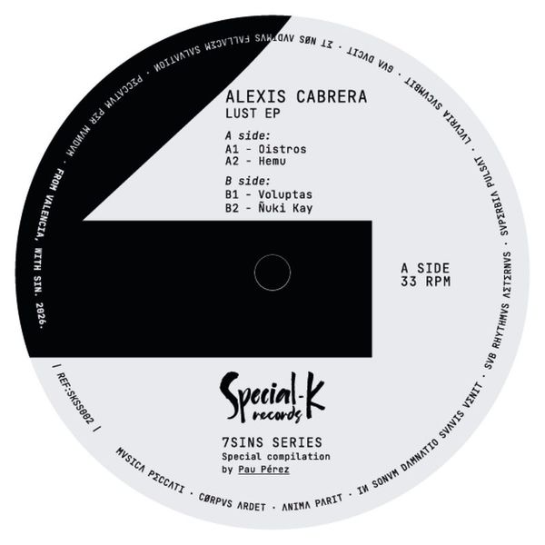 Alexis Cabrera — Lust EP vinyl cover