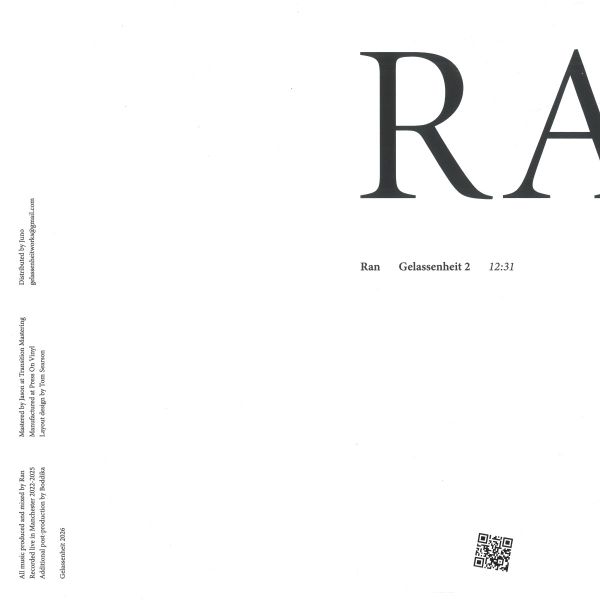 Ran — Gelassenheit 2 vinyl cover