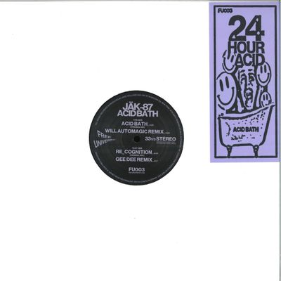 JK-87 — Acid Bath EP vinyl cover