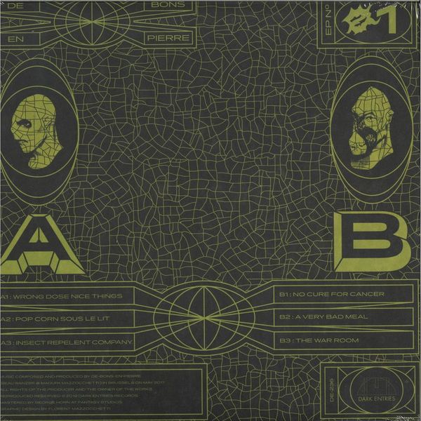 De Bons En Pierre — EP NO 1 vinyl cover